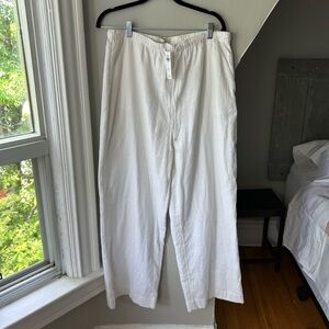 NWT Abercrombie & Fitch Linen Cream Pants